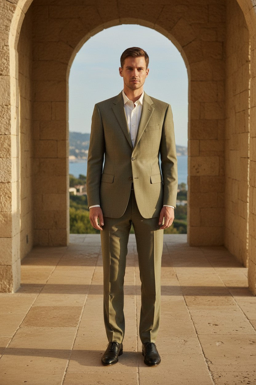 Hugo Boss Black Label Sand - Suit - Size 44T